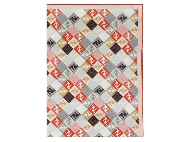 Fendi Cachecol FF Laranja - vista 5