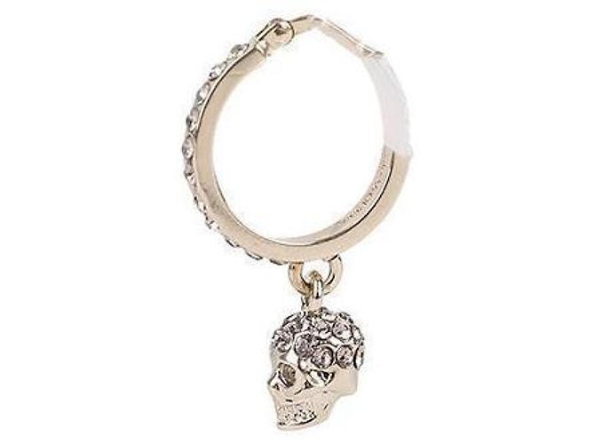 Alexander Mcqueen Orecchini a cerchio Skull - vista 8