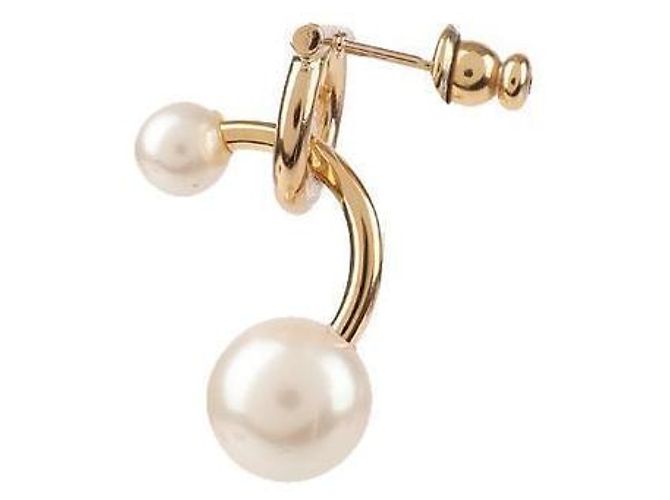 Salvatore Ferragamo Gancini Perlenohrringe - Ansicht 8