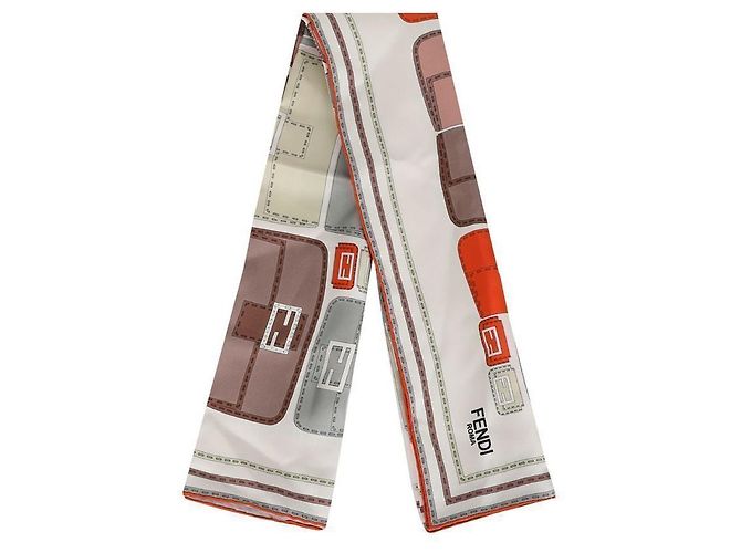 Fendi Cachecol Baguette Laranja - vista 4