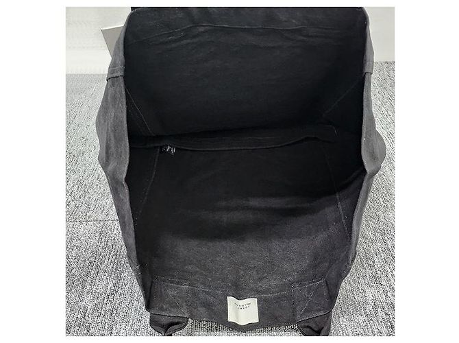 Isabel Marant Sac fourre-tout avec logo brodé YENKY Noir délavé - vue 7
