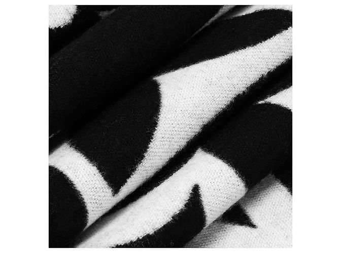 Louis Vuitton Muffler LV Medaillon Schal Schwarz - Ansicht 4