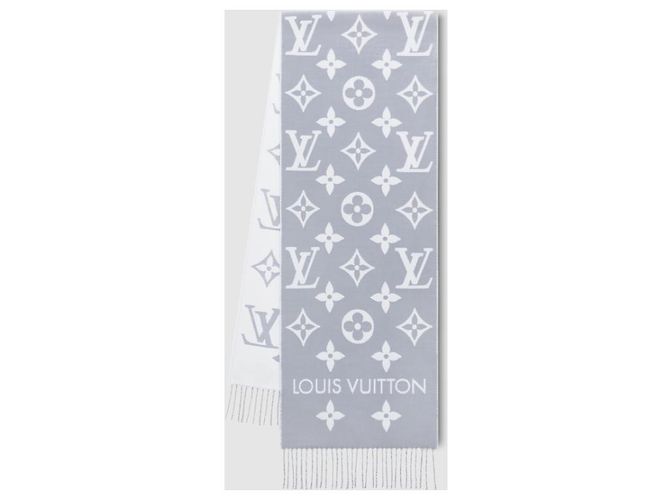 Louis Vuitton Essential Schal Schwarz Monogramm Wolle - Ansicht 2