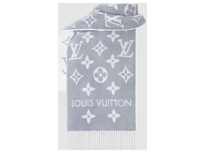 Louis Vuitton Essential Schal Schwarz Monogramm Wolle - Ansicht 3