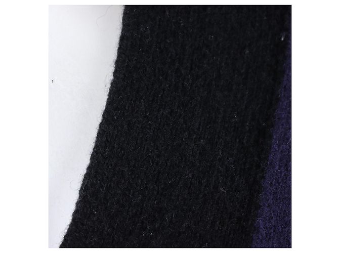 Sacai Sakai Lux Schal und Poncho Blau - Ansicht 4