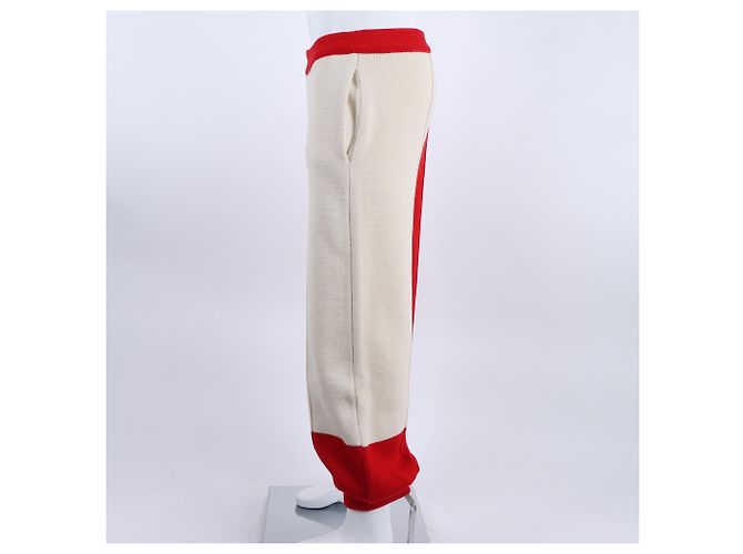 Pantaloni in maglia Gucci Rosso - vista 2