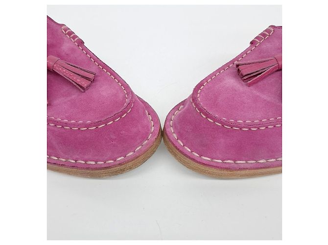 Handerskim Wildleder-Mule von Tod's Pink - Ansicht 2