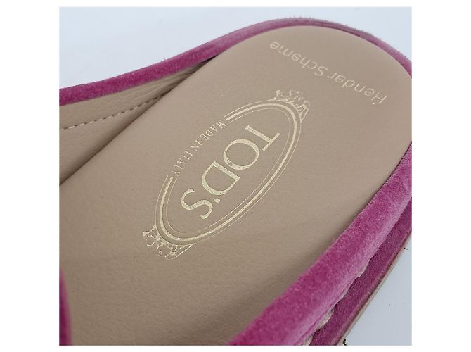 Handerskim Wildleder-Mule von Tod's Pink - Ansicht 6
