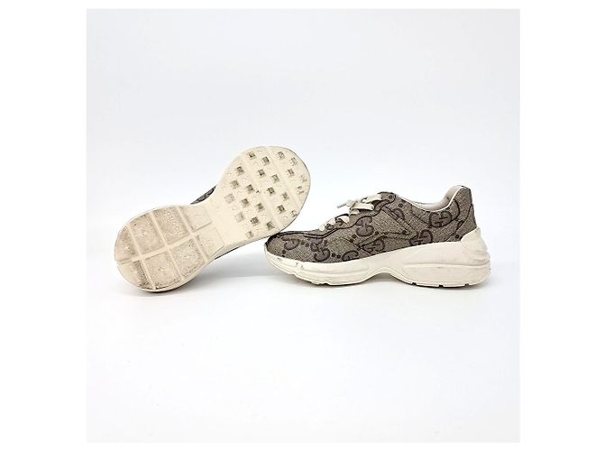 Sneakers Rijton Gucci Marrone - vista 4