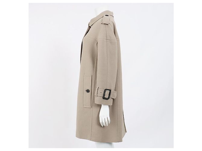 Abrigo Burberry Castaño - vista 2