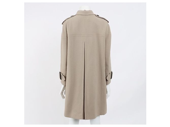 Abrigo Burberry Castaño - vista 3