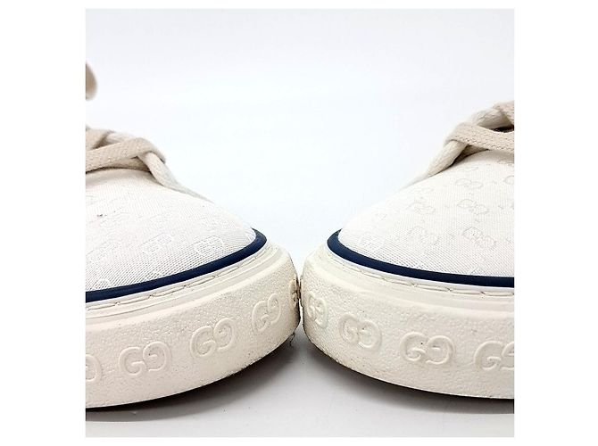 Sneakers alte Gucci Tennis Bianco - vista 2