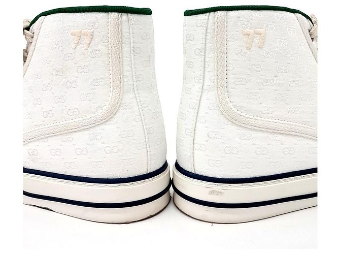 Sneakers alte Gucci Tennis Bianco - vista 3