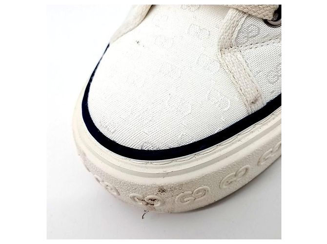 Sneakers alte Gucci Tennis Bianco - vista 5