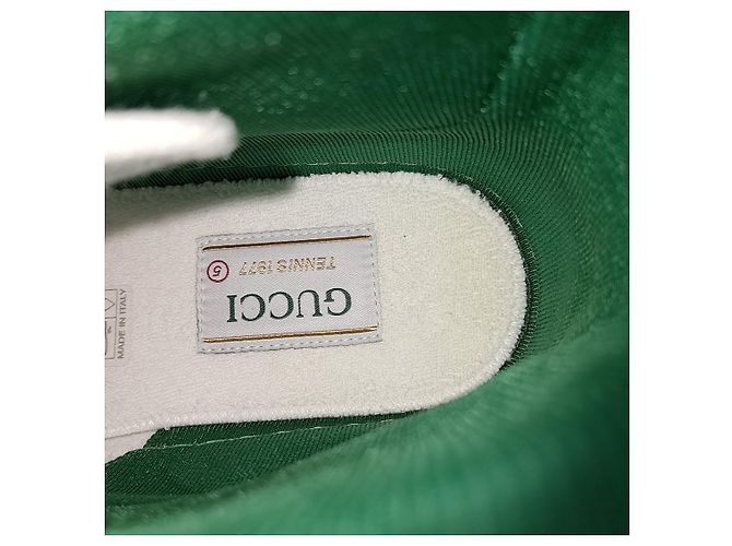 Sneakers alte Gucci Tennis Bianco - vista 6