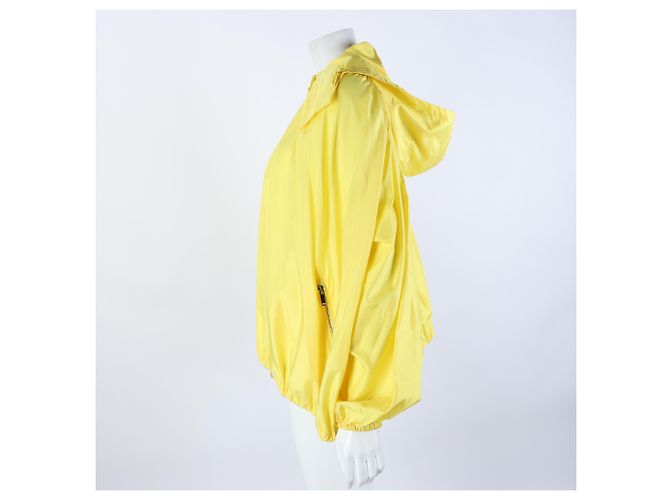 Valentino Seidenwindbreaker Gelb - Ansicht 2