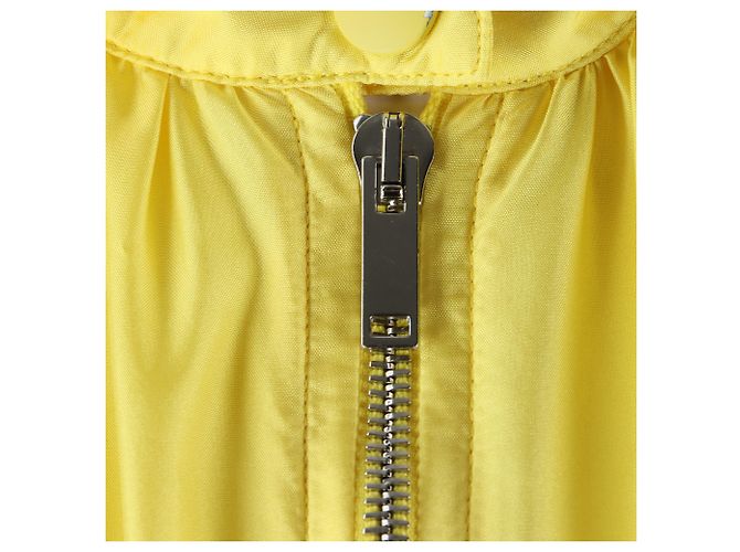 Valentino Seidenwindbreaker Gelb - Ansicht 4
