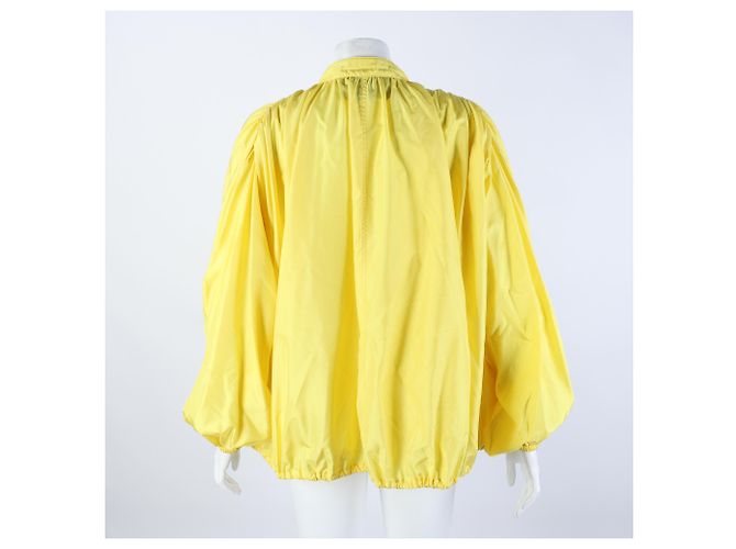 Valentino Seidenwindbreaker Gelb - Ansicht 5