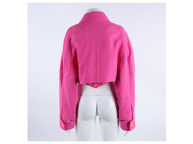 Giacca cropped Jacquemus Rosa - vista 3