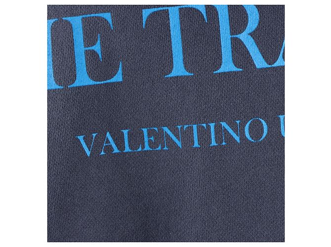 Valentino Long Sleeve Hoodie Blue - view 4