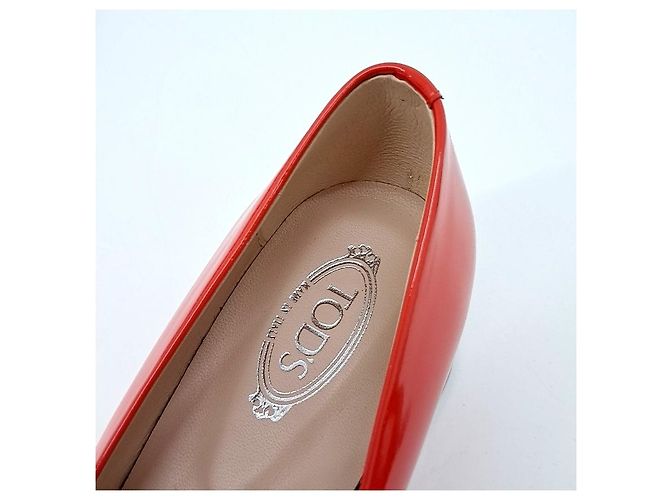 Lacklederschuhe von Tod's Rot - Ansicht 6