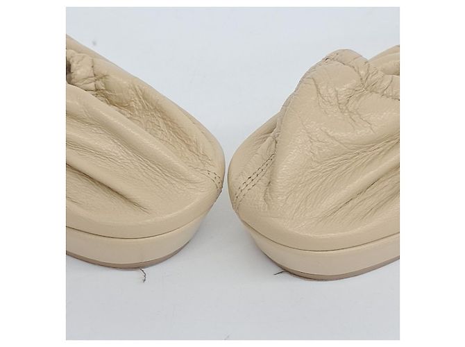 Scarpe flat a bande Bottega Veneta Marrone - vista 3