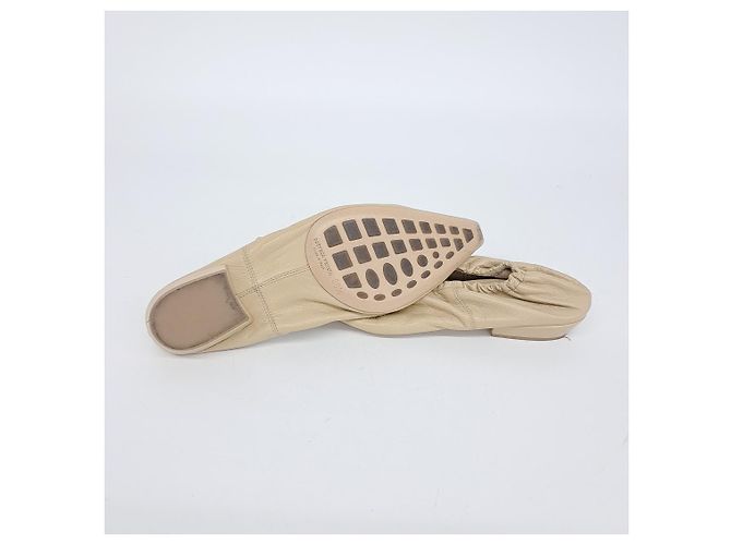 Scarpe flat a bande Bottega Veneta Marrone - vista 4