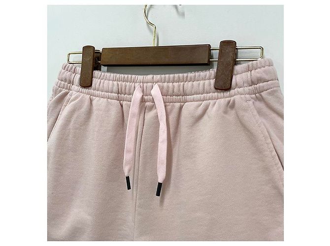Isabel Marant Etual MIRANA Logo Banding Short Pants Perla Rosa Ecru PREU) Blanco - vista 14