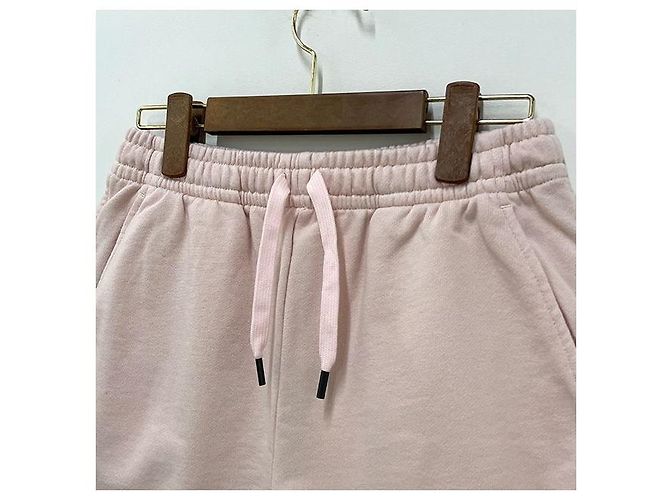 Isabel Marant Etual MIRANA Logo Banding Short Pants Perla Rosa Ecru PREU) Blanco - vista 4