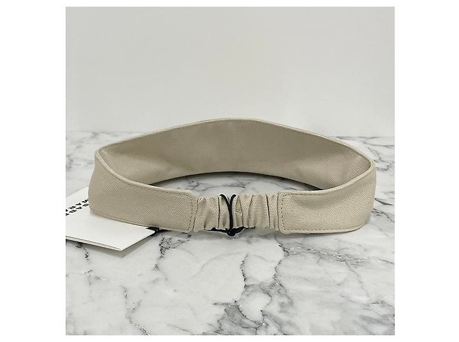 Isabel Marant Cappellino Visor Logo TYRY Ecru Rosso (ECRD) - vista 15