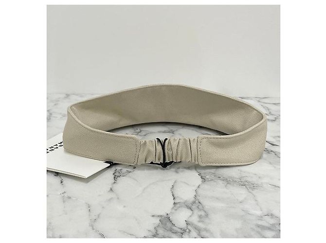 Isabel Marant Cappellino Visor Logo TYRY Ecru Rosso (ECRD) - vista 5