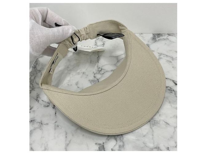 Isabel Marant Cappellino Visor Logo TYRY Ecru Rosso (ECRD) - vista 6