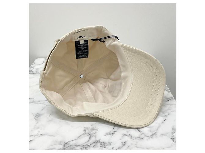 Isabel Marant Cappellino da baseball Tyrony Logo Ecru Timbro rosso: ECRD - vista 16