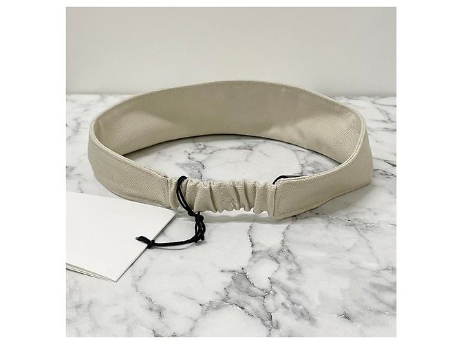 Isabel Marant Tyry Logo Visor Cap Ecru Rot - Ansicht 15