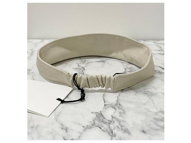 Isabel Marant Tyry Logo Visor Cap Ecru Rot - Ansicht 5