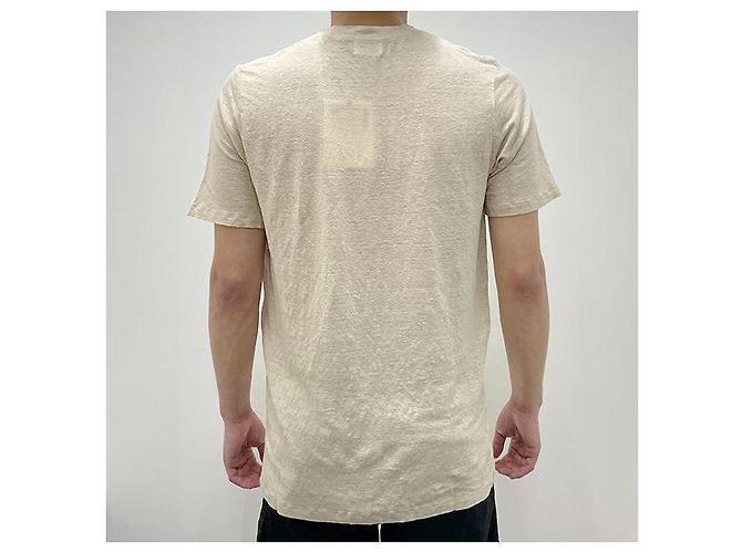 Isabel Marant KARMAN Logo T-Shirt mit kurzen Ärmeln Ecru Weiß - Ansicht 4