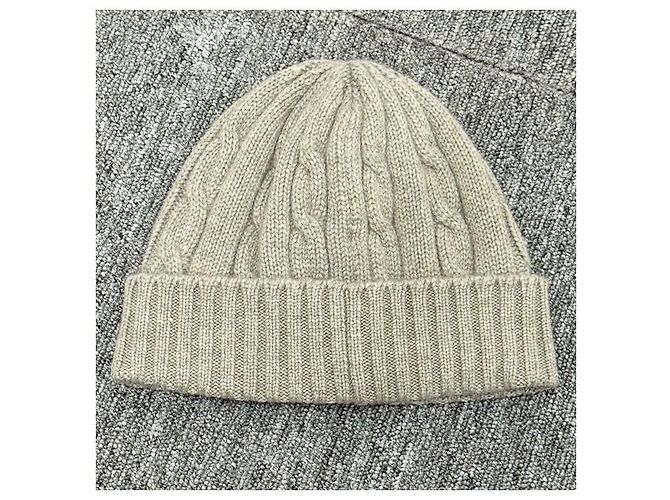 Céline Cashmere-Mütze mit gesticktem Triomphe-Logo Hellgrau Braun - Ansicht 3