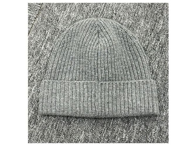 Céline Cashmere-Mütze mit gesticktem Triomphe-Logo Mittelgrau - Ansicht 3