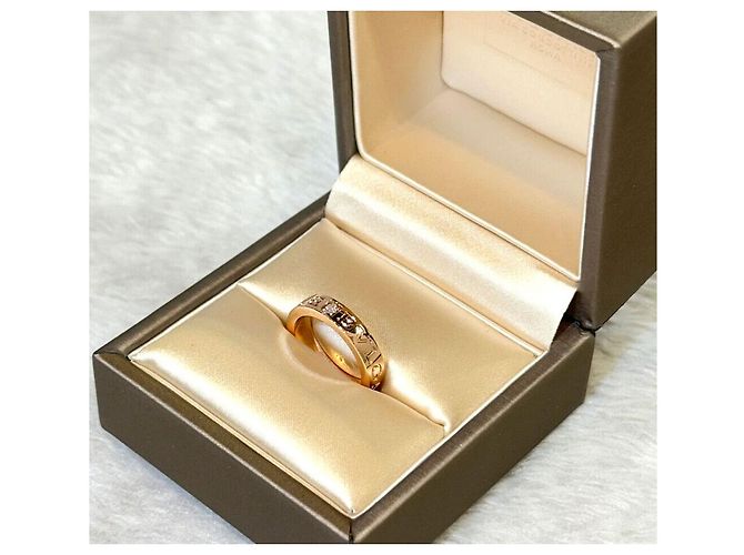 Bulgari Anello BB in diamante oro rosa - vista 6