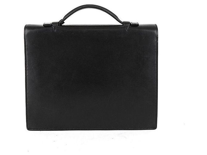 Sac à dépêches Hermès Sac Dépêches stamp Noir - vue 4