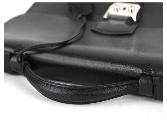 Sac à dépêches Hermès Sac Dépêches stamp Noir - vue 7