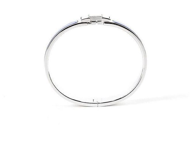 Hermès Click Stahl PM Blau Silber - Ansicht 2