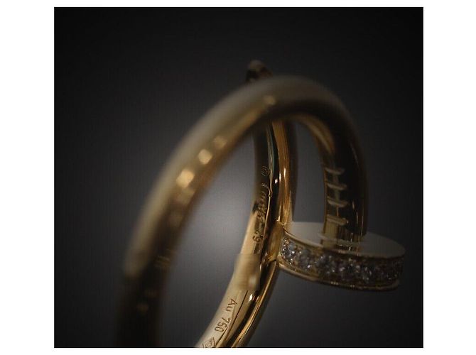 Cartier Juste un Clou Ring Gelbgold Diamant - Ansicht 5