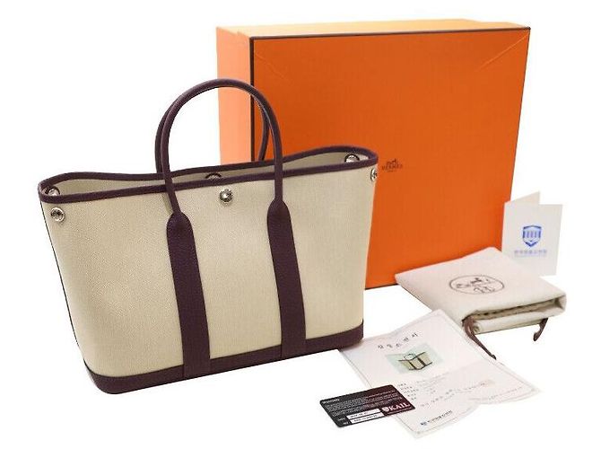Garden Hermès Gartenparty Lila Elfenbein Weiß - Ansicht 8