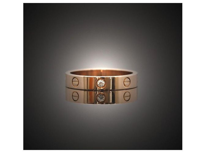 Love Cartier Anello d'Amore in Oro Rosa con Diamante - vista 4