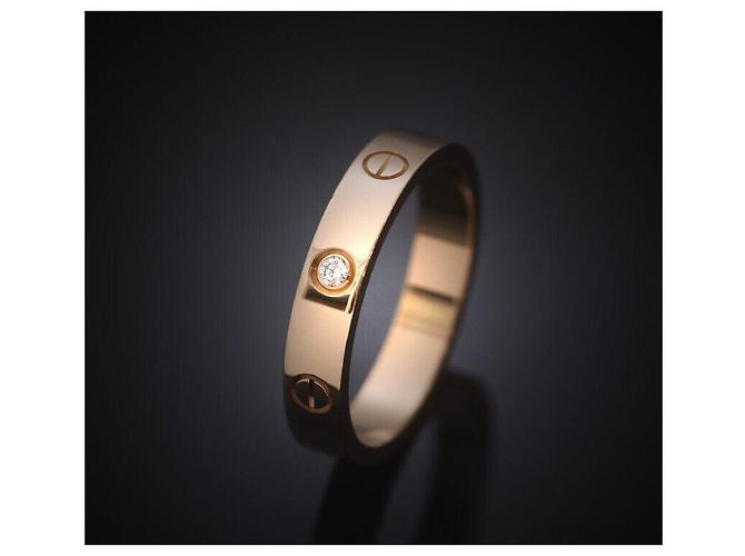 Love Cartier Anello d'Amore in Oro Rosa con Diamante - vista 7