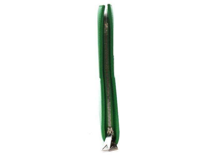 Bottega Veneta Clutch Arco Intrecciato Verde - vista 2