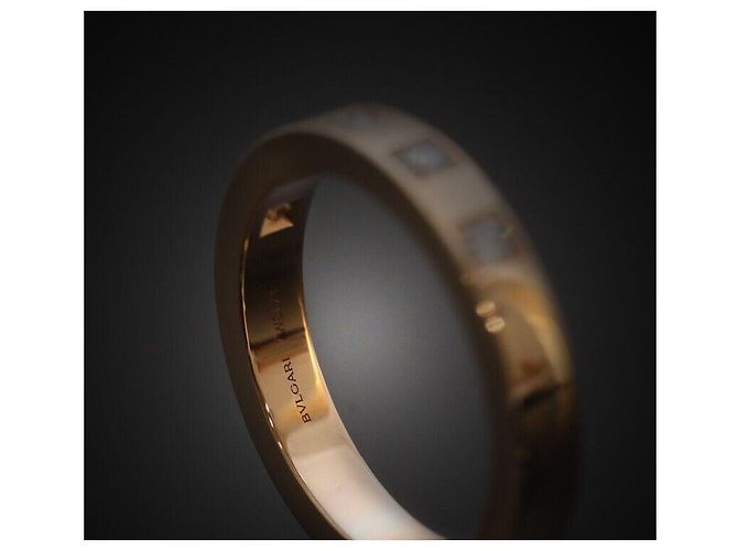 Bulgari Fröhlicher Ring aus Roségold mit Diamant Größe Pink - Ansicht 5