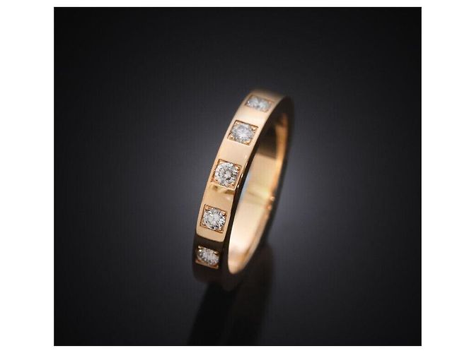 Bulgari Fröhlicher Ring aus Roségold mit Diamant Größe Pink - Ansicht 8