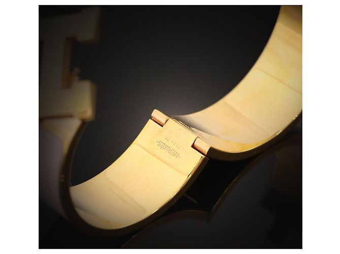 Hermès Click-Clack PM Rose Candor Gold Golden - Ansicht 6
